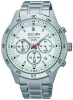 Seiko Chronograph Miesten kello SKS515P1 Valkoinen/Teräs Ø44 mm