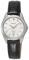 Seiko Dress Ladies Naisten kello SXDF55P2 Valkoinen/Nahka Ø26 mm