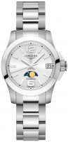 Longines Naisten kello L3.380.4.76.6 Conquest Ladies Hopea/Teräs