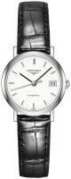 Longines Naisten kello L4.309.4.12.2 Elegant Valkoinen/Nahka Ø25.5 mm