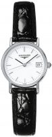 Longines Naisten kello L4.319.4.12.2 Presences Valkoinen/Nahka Ø23.5