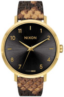 Nixon Naisten kello A10912891-00 Arrow Musta/Nahka