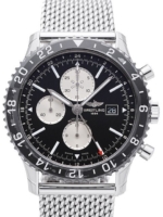 Breitling Miesten kello Y2431012-BE10-152A Chronoliner Musta/Teräs