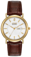 Citizen Miesten kello BM8242-08A Valkoinen/Nahka Ø38 mm