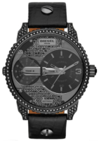 Diesel Naisten kello DZ7328 Mini Daddy Harmaa/Nahka Ø46 mm