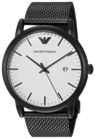 Emporio Armani Miesten kello AR11046 Dress Valkoinen/Teräs Ø43 mm