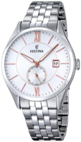 Festina Miesten kello F16871-2 Valkoinen/Teräs Ø42 mm