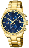 Festina Miesten kello F20266-2 Sininen/Kullansävytetty teräs Ø44 mm