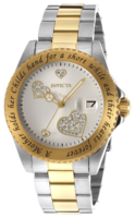 Invicta Naisten kello 14730 Angel Hopea/Kullanvärinen teräs Ø40 mm