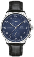 IWC Miesten kello IW371601 Portuguese Sininen/Nahka Ø41 mm