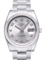 Rolex Miesten kello 115234-0012 Perpetual Date Hopea/Teräs Ø34 mm