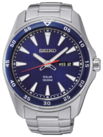 Seiko Solar Miesten kello SNE391P1 Sininen/Teräs Ø44 mm