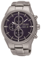 Seiko Chronograph Miesten kello SSC365P1 Sininen/Titaani Ø42 mm