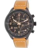 Timex Miesten kello T2N700 Musta/Nahka Ø42 mm