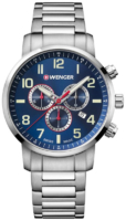 Wenger 99999 Miesten kello 01.1543.101 Sininen/Teräs Ø44 mm