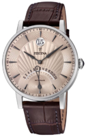 Festina Miesten kello F16984-2 Beige/Nahka Ø41 mm