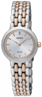 Seiko Naisten kello SUP351P1 Dress Ladies Hopea/Punakultasävyinen