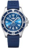 Breitling Miesten kello A17365D11C1S1 Superocean Ii 42 Sininen/Kumi