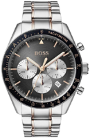 Hugo Boss Miesten kello 1513634 Harmaa/Punakultasävyinen Ø44 mm