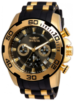 Invicta Miesten kello 22344 Pro Diver Harmaa/Kullansävytetty teräs