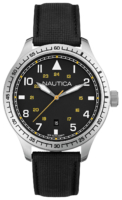 Nautica Miesten kello A10097G BFD 105 Musta/Nahka Ø44 mm