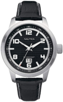 Nautica Miesten kello A13551G Nct Musta/Nahka Ø46 mm