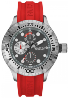 Nautica Miesten kello NAI15007G Multifunction Harmaa/Kumi Ø45 mm