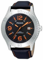 Pulsar Miesten kello PS9005X1 Musta/Nahka Ø41 mm