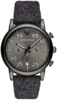 Emporio Armani Luigi Miesten kello AR11154 Harmaa/Nahka Ø43 mm