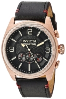 Invicta Miesten kello 22986 Aviator Musta/Nahka Ø47 mm