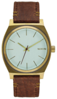 Nixon The Time Teller Miesten kello A0452223-00 Vihreä/Nahka Ø37 mm