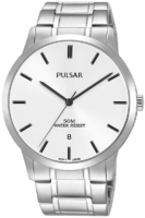 Pulsar Miesten kello PS9525X1 Valkoinen/Teräs Ø41 mm