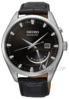 Seiko Kinetic Miesten kello SRN045P2 Musta/Nahka Ø43 mm