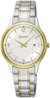 Seiko Classic Naisten kello SXDG94P1 Hopea/Kullansävytetty teräs