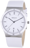 Bering Slim Miesten kello 32239-354 Valkoinen/Nahka Ø39 mm