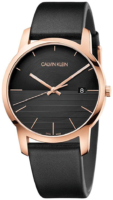 Calvin Klein City Miesten kello K2G2G6CZ Musta/Nahka Ø43 mm