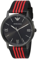 Emporio Armani Dress Miesten kello AR11015 Musta/Tekstiili Ø43 mm