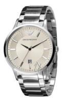 Emporio Armani Miesten kello AR2430 Valkoinen/Teräs Ø43 mm