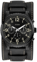 Guess Miesten kello W1162G2 Arrow Musta/Nahka Ø45 mm