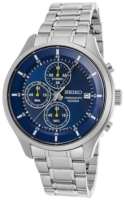 Seiko Miesten kello SKS537P1 Chronograph Sininen/Teräs Ø42.8 mm