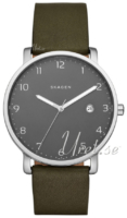 Skagen Hagen Miesten kello SKW6306 Harmaa/Nahka Ø40 mm