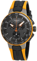 Tissot Miesten kello T111.417.37.441.04 T-Race Harmaa/Kumi Ø44.5 mm