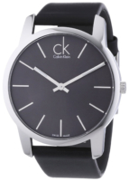 Calvin Klein Miesten kello K2G21107 City Musta/Nahka Ø43 mm