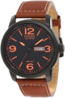 Citizen Leather Miesten kello BM8475-26E Musta/Nahka Ø42 mm