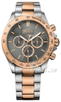 Hugo Boss Miesten kello 1513339 Ikon Harmaa/Punakultasävyinen Ø44 mm