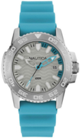 Nautica Miesten kello NAI12531G Nsr Harmaa/Kumi Ø44 mm