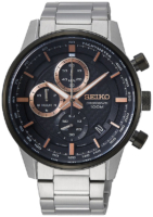 Seiko 99999 Miesten kello SSB331P1 Musta/Teräs Ø43 mm