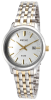 Seiko Dress Ladies Naisten kello SUR793P1 Hopea/Kullansävytetty