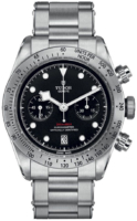 Tudor Miesten kello M79350-0004 Heritage Musta/Teräs Ø41 mm