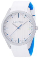 Calvin Klein Color Miesten kello K5E51FK6 Valkoinen/Kumi Ø40 mm